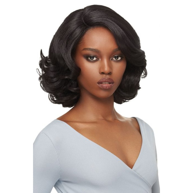Outre Synthetic Swiss Lace L Parting Lace Front Wig – JAYLA DX425
