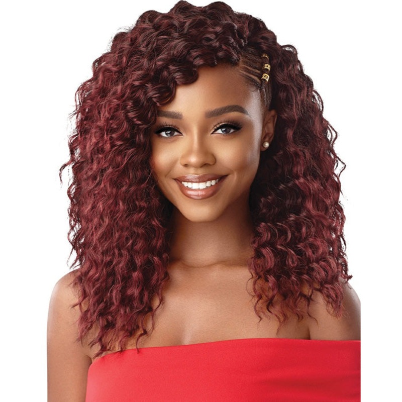 Outre X-Pression Hot Water Setting Braids – 3X BEACH CURL 14″ 1