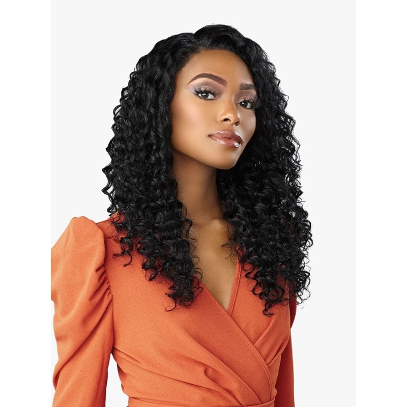 Sensationnel 15A Human Hair 13×4 HD Lace Wig – Deep 22″ NATURAL