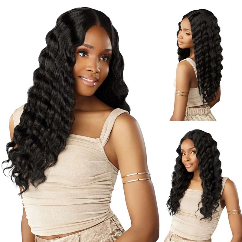 Sensationnel Glamzy HD Lace Parting Wig – Seraphina 1 JET BLACK