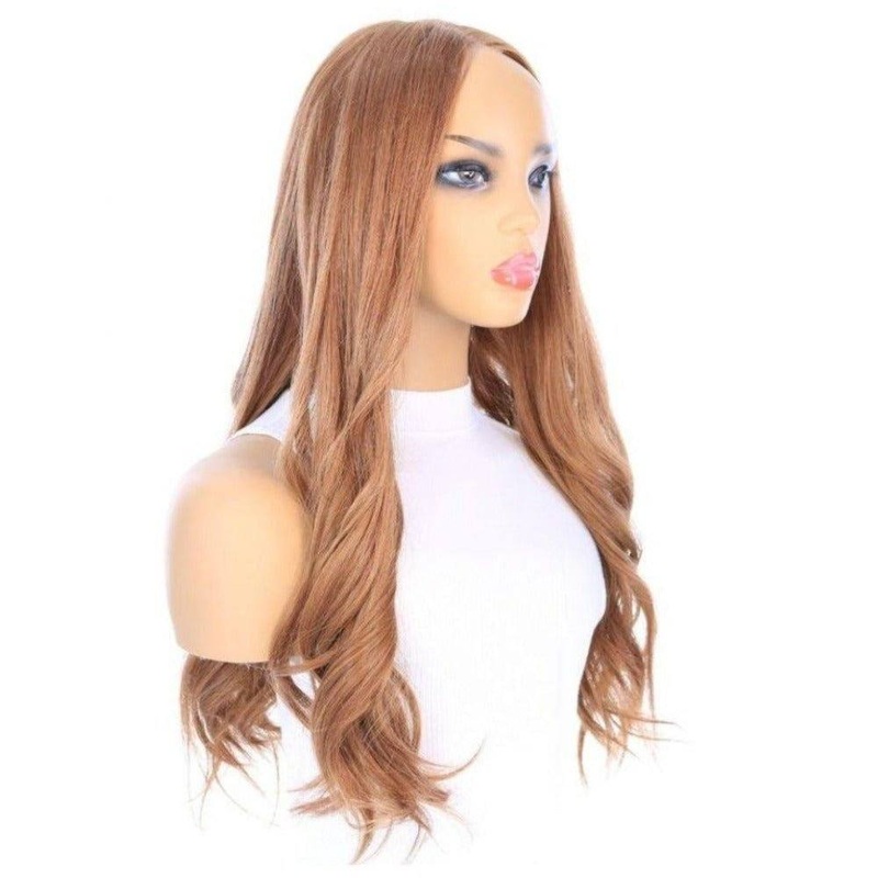 24″ Divine Lace Top Wig Strawberry Blonde Zig Zag Lace Front