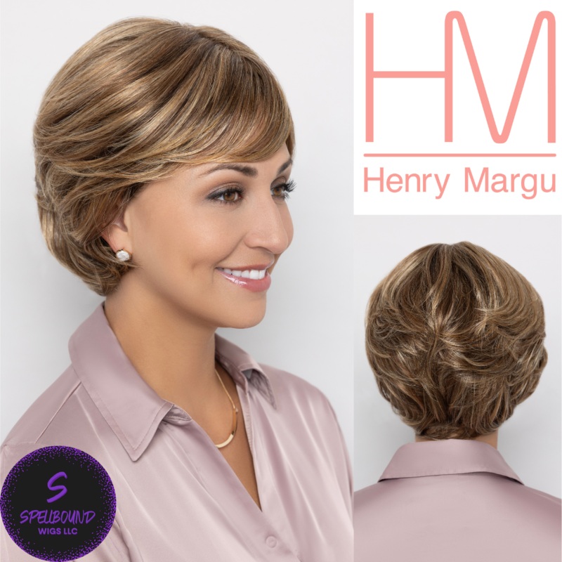Gianna – Naturally Yours Collection by Henry Margu 4GR – Dark brown with medium brown highlights and black roots