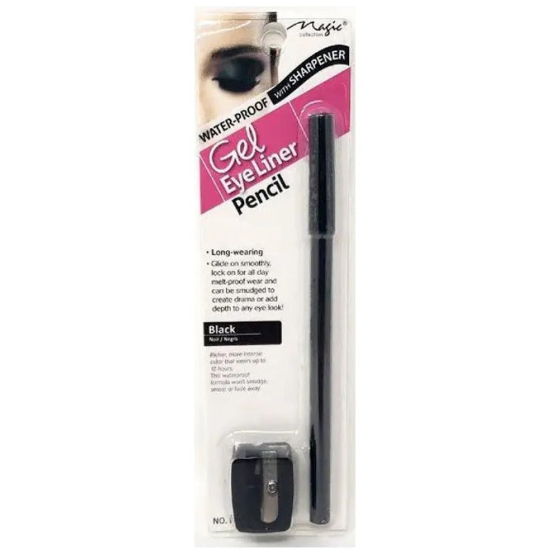 Magic Waterproof Gel Eyeliner Pencil with Sharpener GEL EYELINER