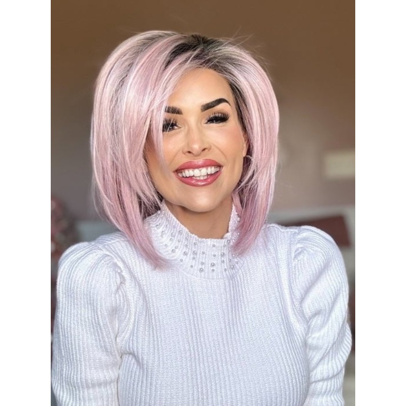 Dare To Be | Synthetic Lace Front Wig (Mono Top) PINK
