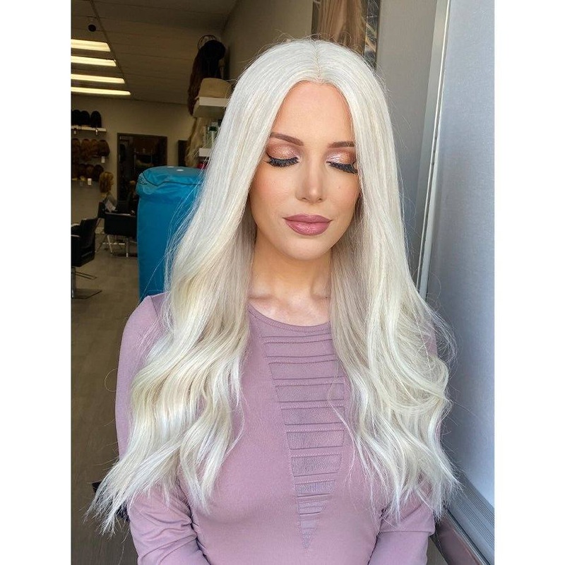 24″ Divine Lace Top Wig Ice Blonde