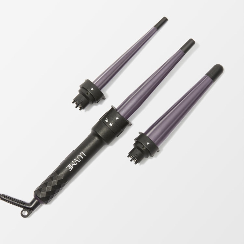 3 in 1 Curling Iron Set with US Plug, Fast Heating, for Natural Hair and Wig 1pc