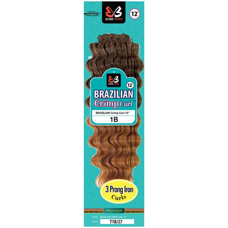 Bobbi Boss Crochet Braid Brazilian – CRIMP CURL 12″ 1