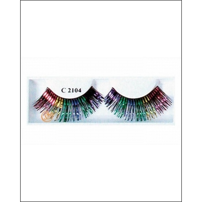 C2104 Eyelashes (Dark Rainbow)