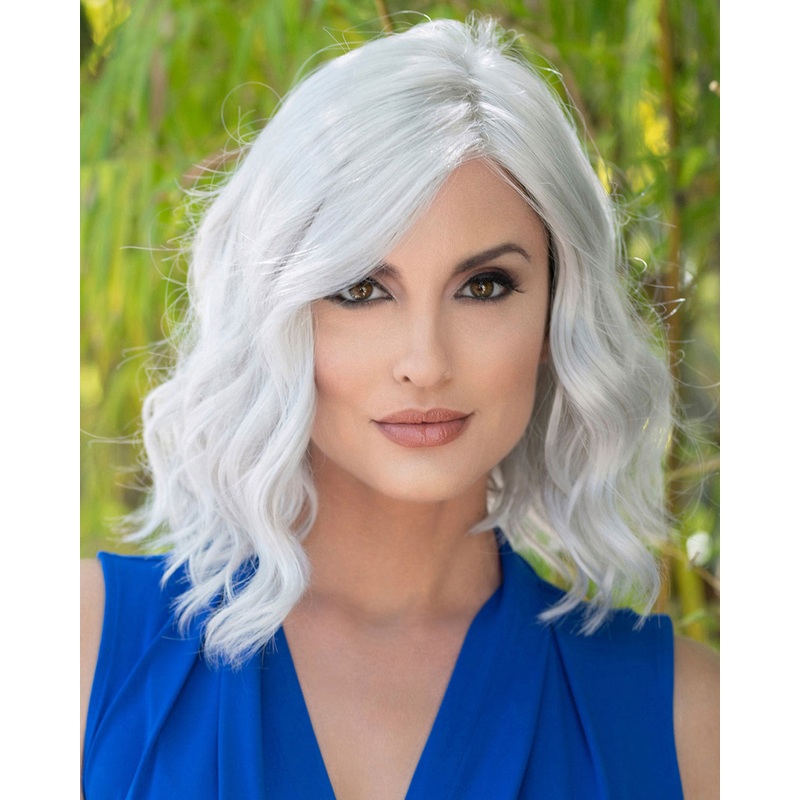 Emma | Lace Front Human Hair Blend Wig by Envy Almond Breeze