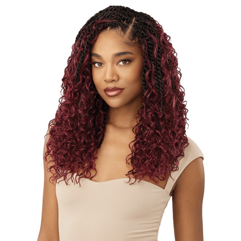 Outre X-Pression Twisted Up Pre-Loop Crochet Braid – BOHO ISLAND TWIST 12″ 3X 1