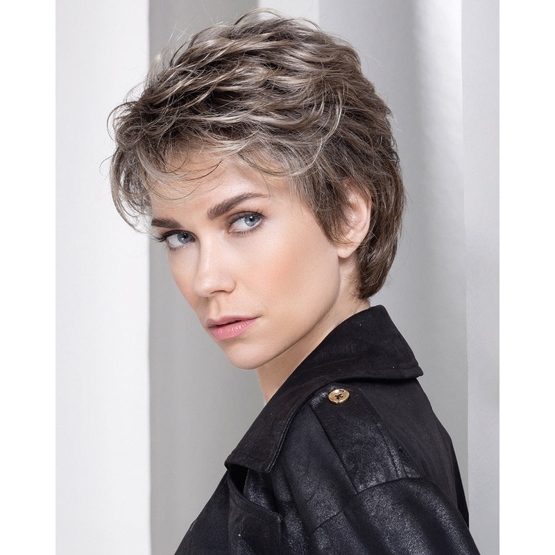 Prima Soft-Petite/Average | Lace Front Synthetic Wig by Ellen Wille Bahama Beige Shaded