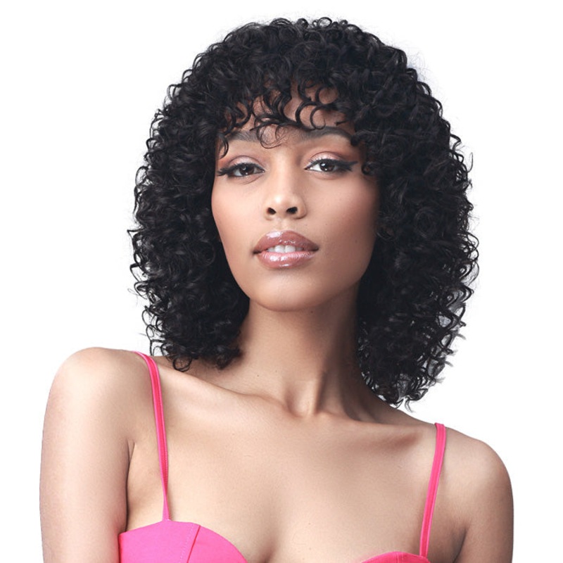 Bobbi Boss 100% Unprocessed Human Hair Wig MH1282 BRONE NATURAL