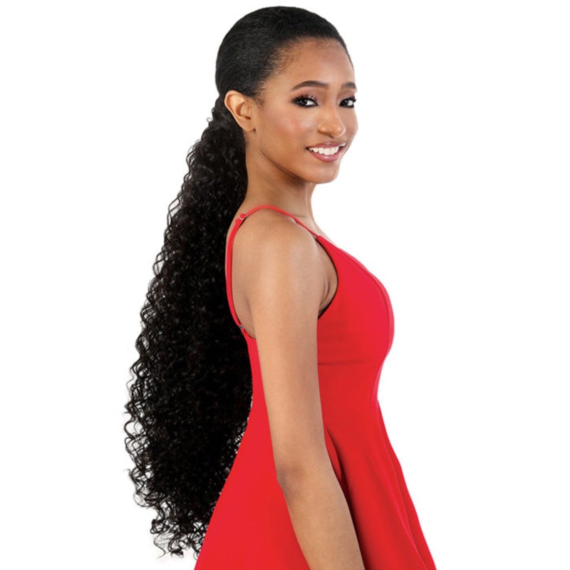 Motown Tress Pony Wrap Invisible Ponytail – PD-WRAP.BH BOHEMIAN CURL 26″ 2