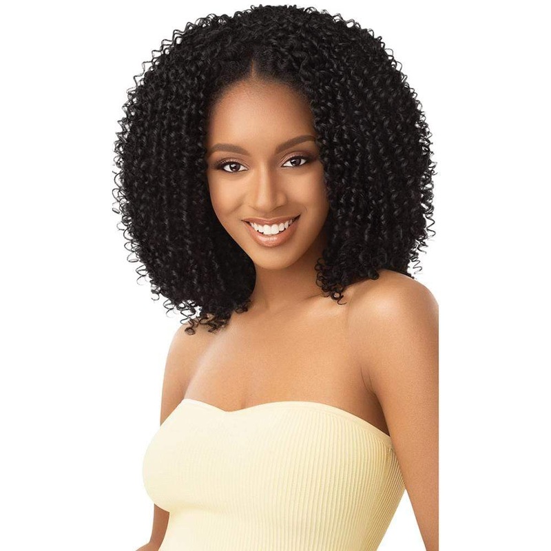 Outre Converti-Cap Synthetic Half Wig – After Midnight 1 JET BLACK