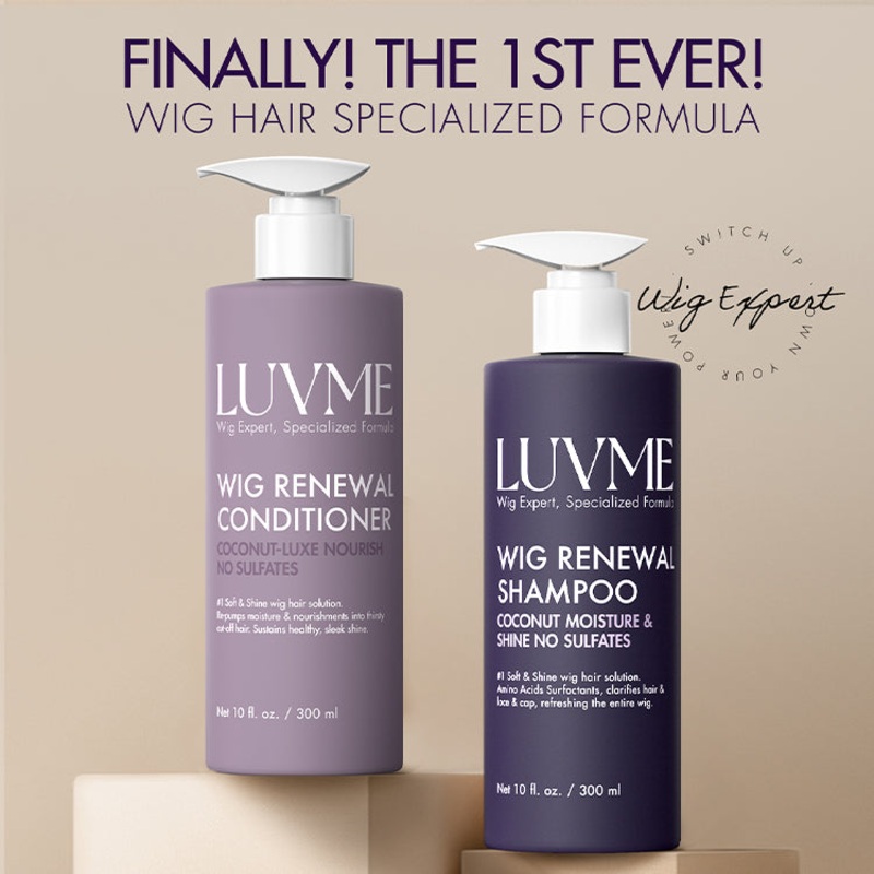 US Only | Wig Renewal Shampoo & Conditioner Set, Coconut Moisture & Effectively Cleans 1 set