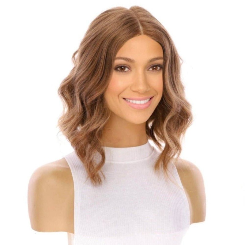 12″ Divine Luxe Lace Top Wig #10 Neutral Light Brown Zig Zag Lace Front