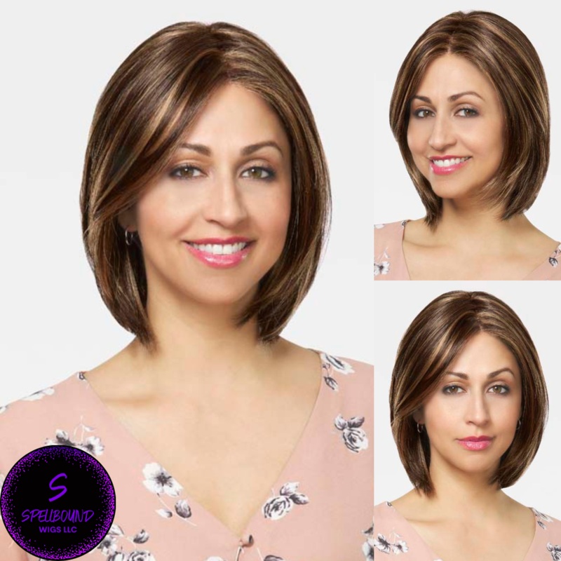 Avery – Synthetic Wig Collection by Henry Margu 1BH – Off black with medium dark brown highlights