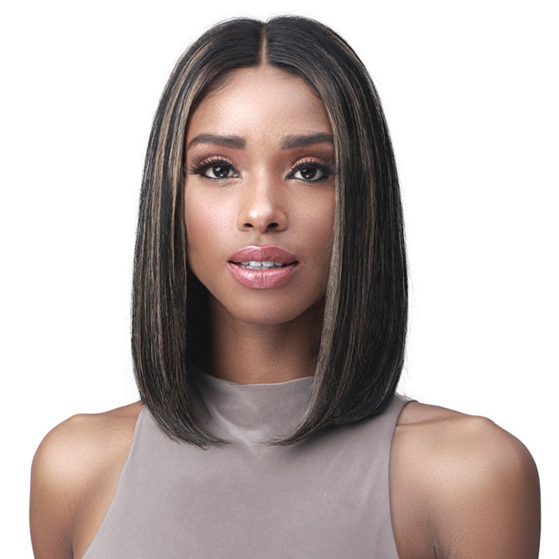 Bobbi Boss 100% Unprocessed Human Hair 5″ HD Lace Part Wig – MHLF560 EVELINA NATURAL