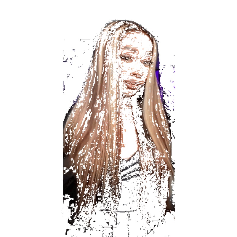 Luvme Hair 180% Density Honey Blonde Highlight Silky Straight Glueless 5×5 Closure HD Lace Long Wig 14 No