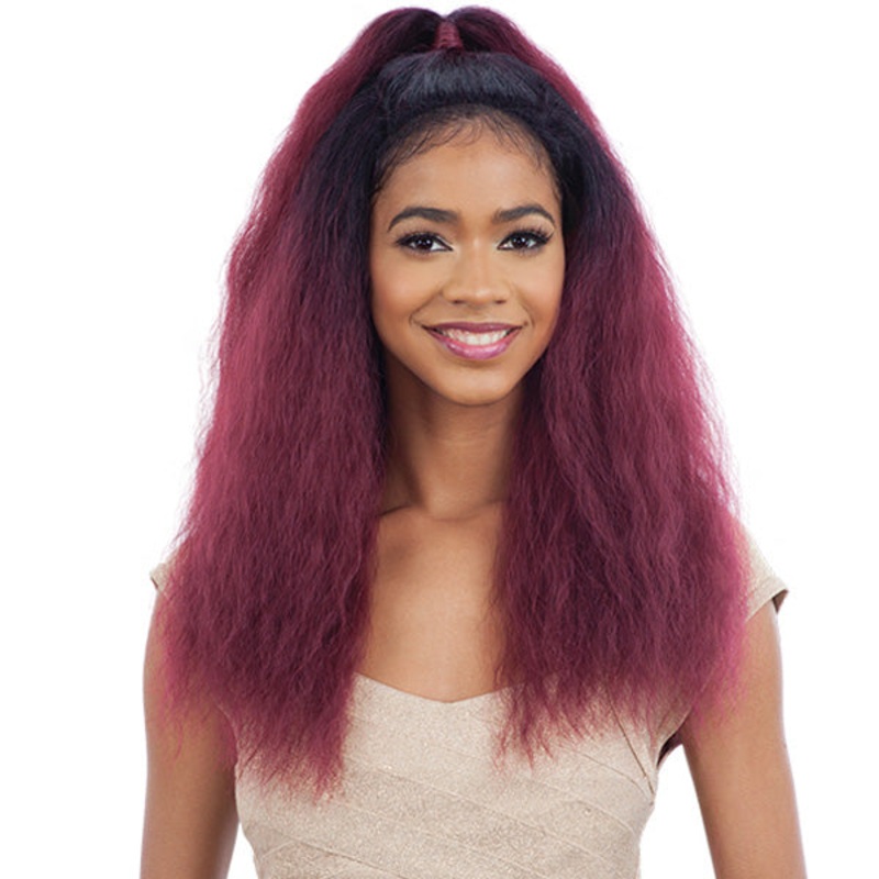 Model Model Synthetic Half Up Lace Front Wig – CAPRI 1