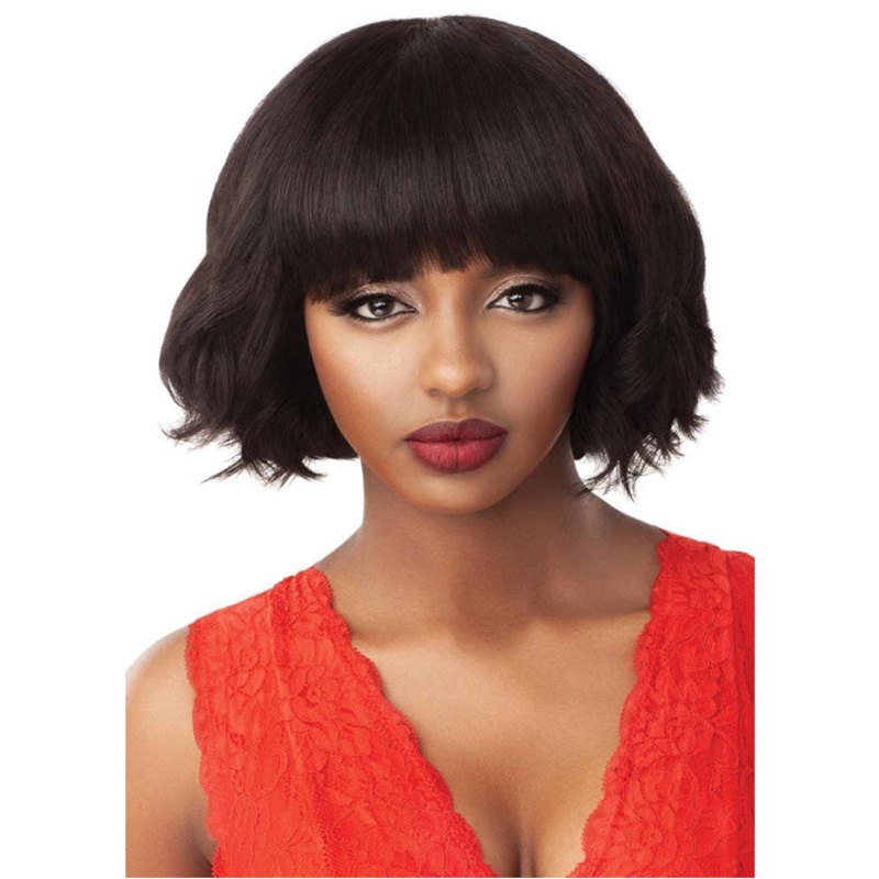 Outre Unprocessed Human Hair Fab & Fly Wig – HH EVELYN NBLK