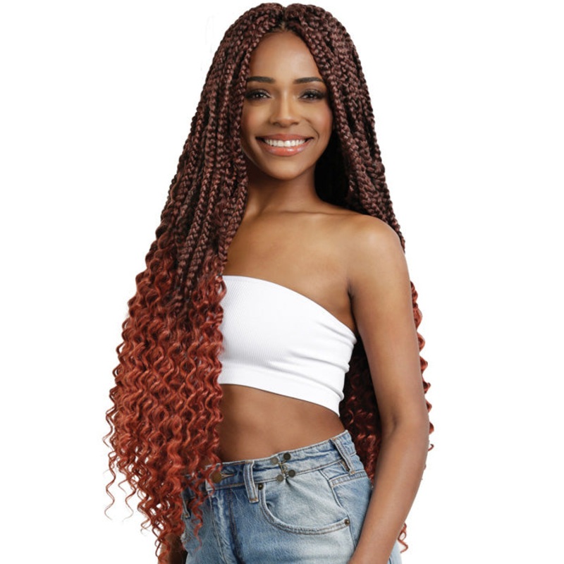 Bobbi Boss Pre-Stretched Braid – HB013 DEEP WAVE 28″ 3X 1