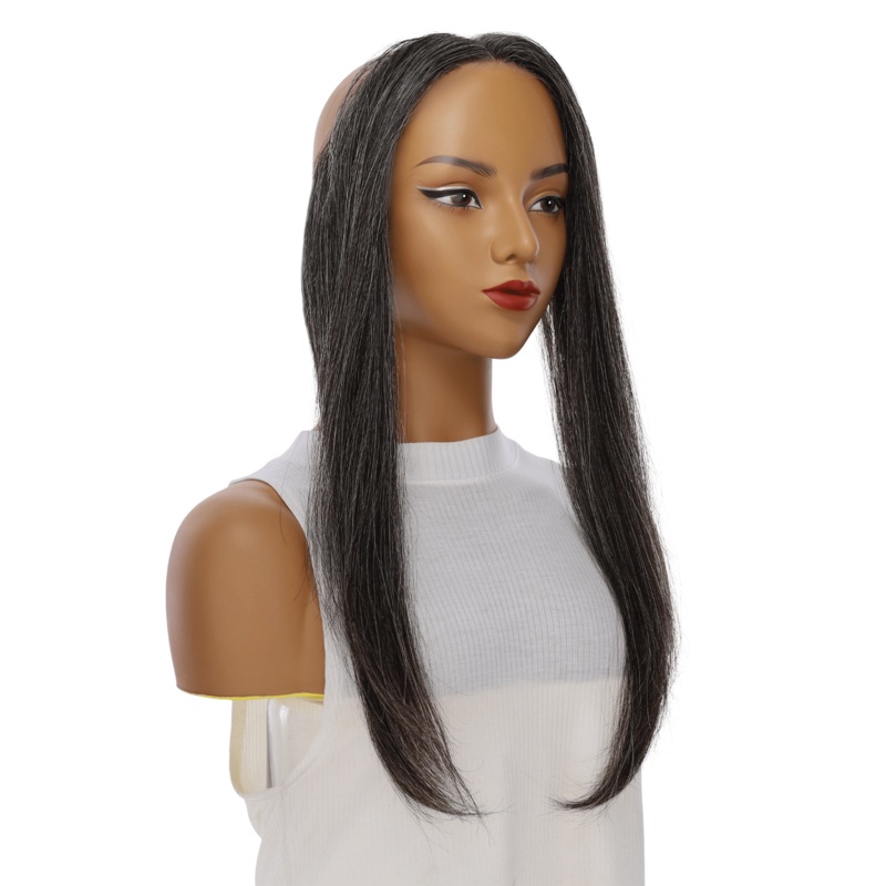 16″ Hairline Topper #Grey A (less grey) 3 cm