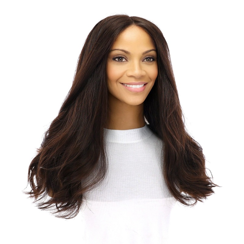 20″ Secret Lace Top Wig #4 Dark Brown