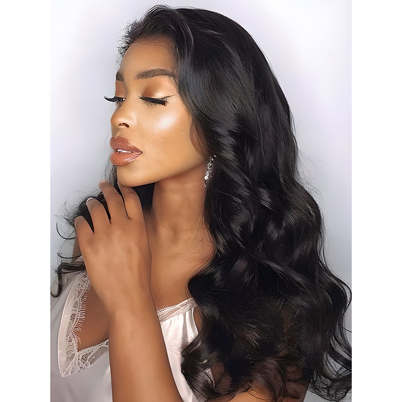 CurlyMe Loose Wave Hair 180% Density Human Hair U part Wig Affordable Glueless No Lace Wig 8 180%
