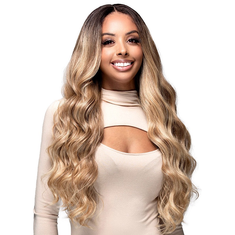 Hannie | Lace Front Human Hair Blend Wig by Bobbi Boss 1