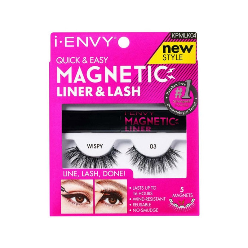 Kiss i-ENVY Quick & Easy Magnetic Liner & Lash – WISPY 03 KPMLK04 WISPY03