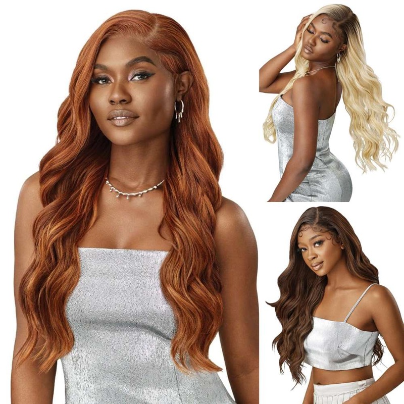 Outre Melted Hairline Swirlista Lace Front Wig – Swirl 102 1 JET BLACK