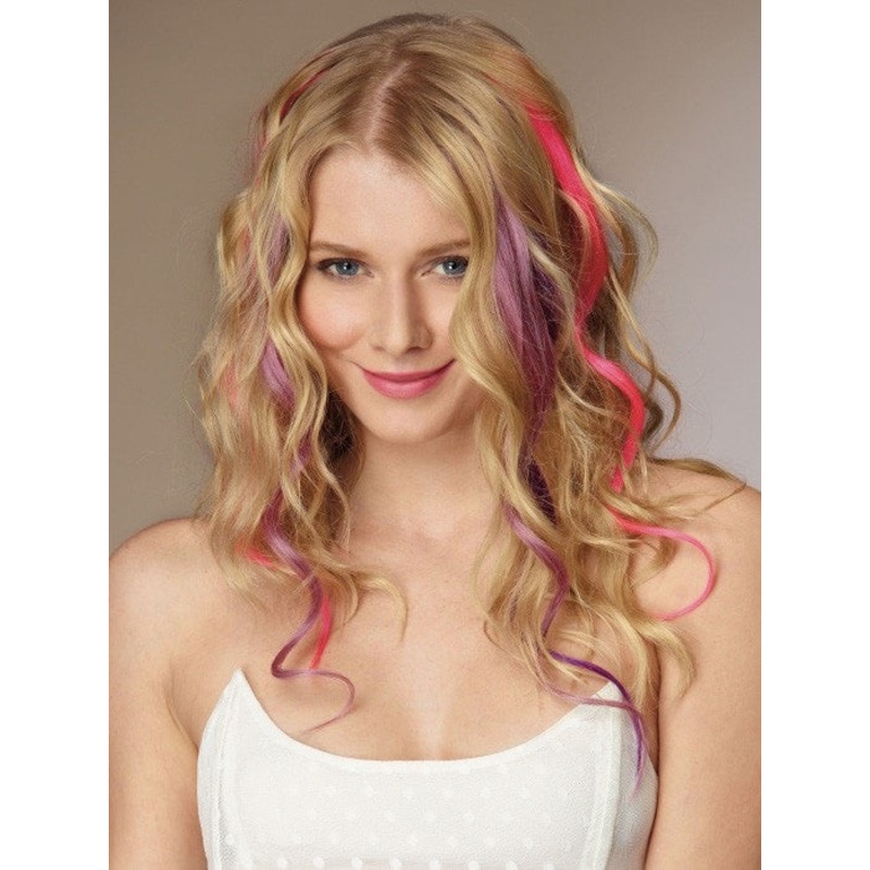 Pop of Color Human Hair Extension (1 Piece) | Clip In Color | DISCONTINUED SUMMER-BLONDE