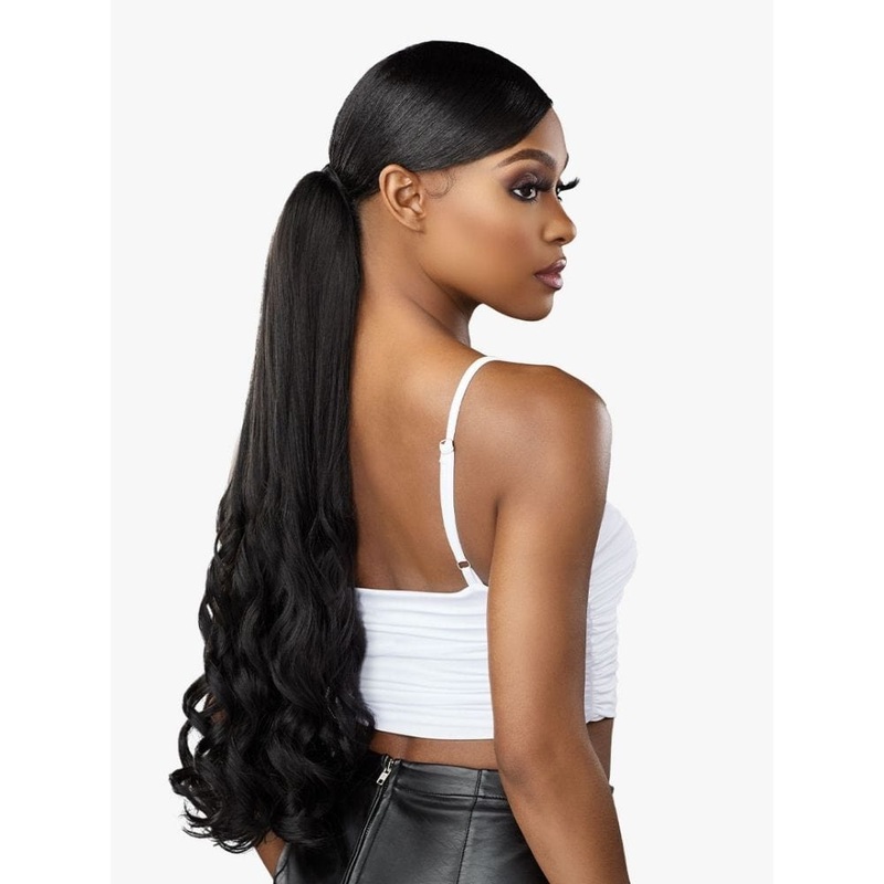 Sensationnel LuluPony Synthetic Ponytail – Niki 1 JET BLACK