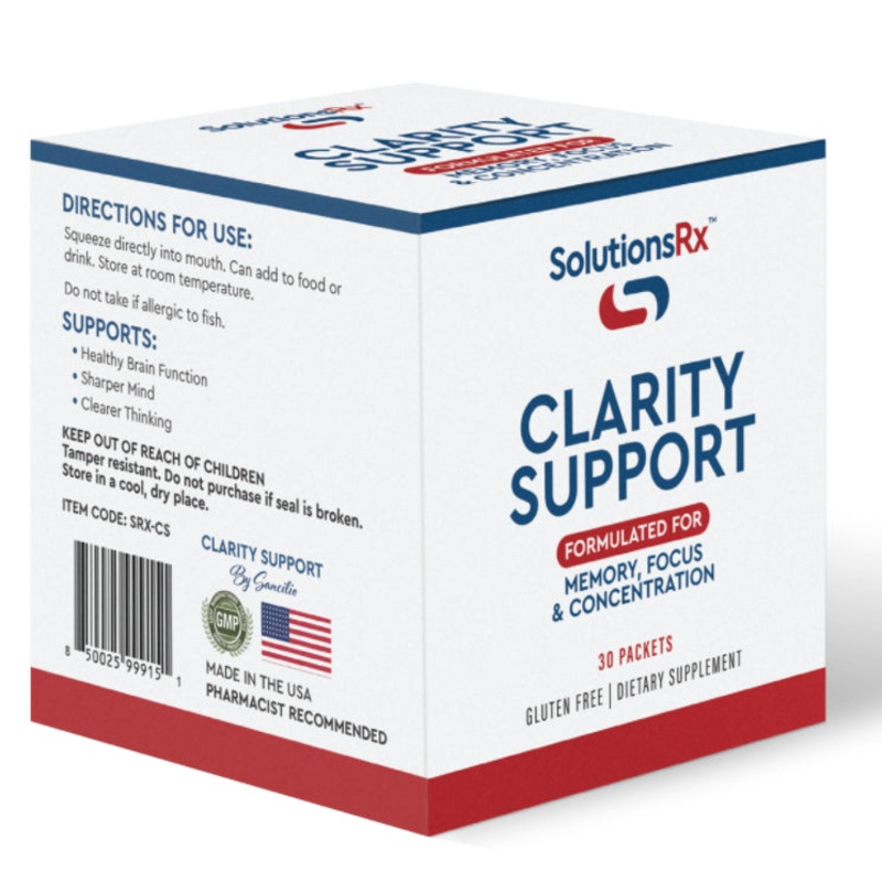 Clarity Support – 30 Packets | Multi-Vitamins | SolutionsRx