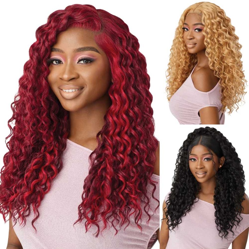 Outre Perfect Hairline Swoop Series HD Lace Front Wig – Swoop 9 1 JET BLACK