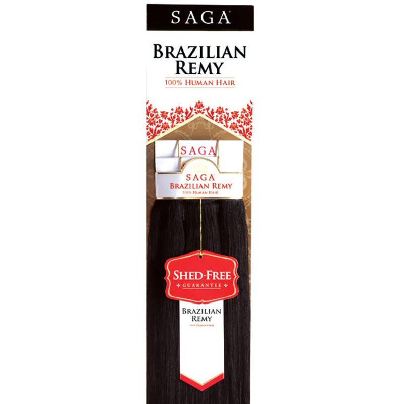 Saga 100% Brazilian Remy Human Weave – YAKY OMBRE TWO TONE 10/12″ 12 OT530