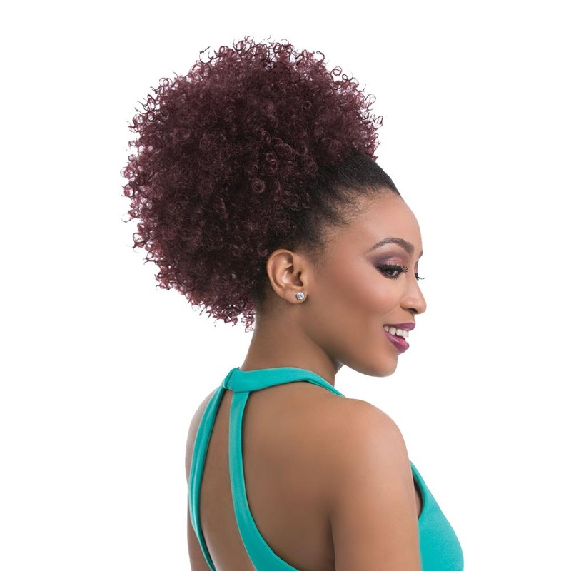 Sensationnel Instant Ponytail – Natural Afro 10″ 1 JET BLACK