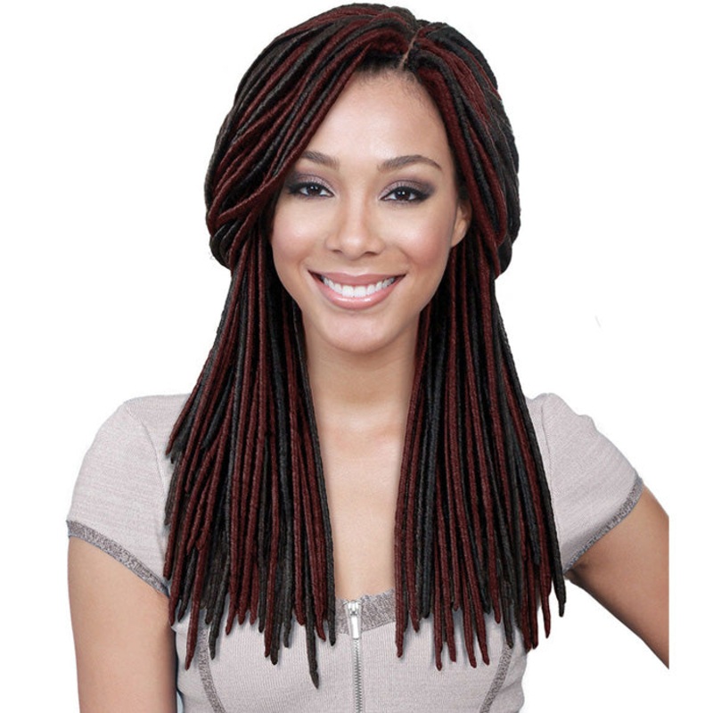 Bobbi Boss African Roots Braid Collection BOMBA FAUX LOCS MANE 14 Inch 2