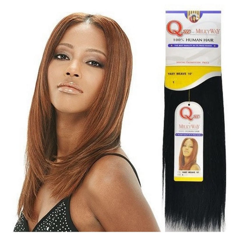 MilkyWay Que Mastermix Human Hair Yaky Q Weave 12″ 2