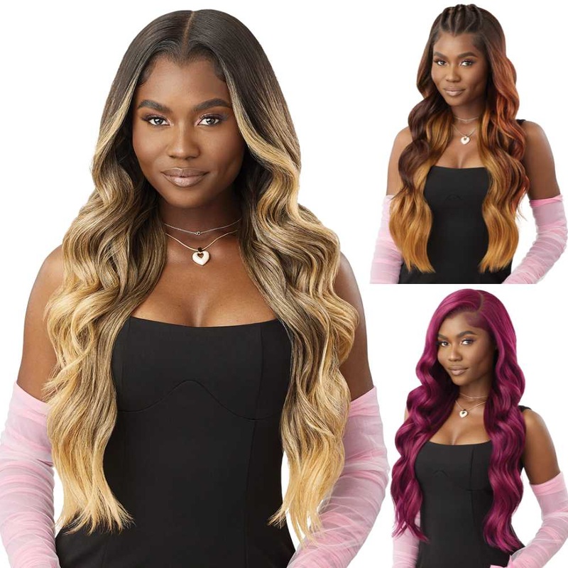 Outre Synthetic Perfect Hairline True Frontal Wig – Peak 705 1 JET BLACK