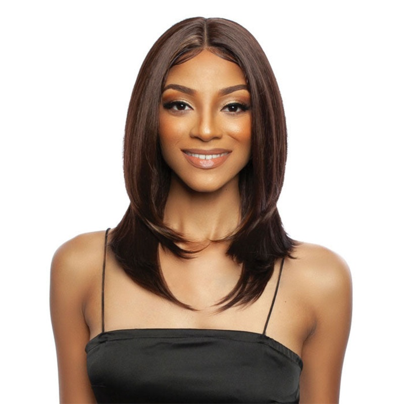 Mane Concept Brown Sugar Human Hair Blend HD Lace Wig – BSHS208 SILK 1