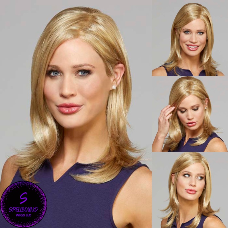 Presley – Synthetic Wig Collection by Henry Margu 1BH – Off black with medium dark brown highlights