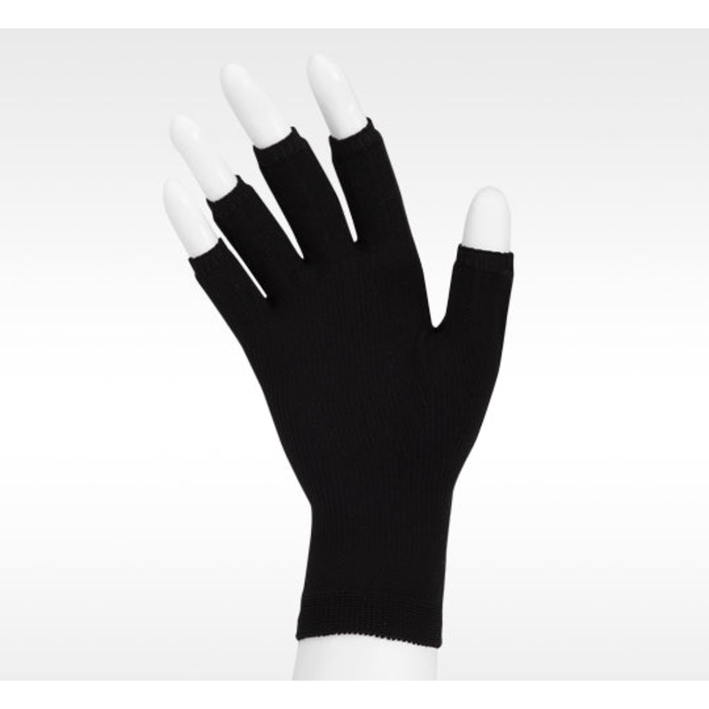 Soft Seamless Gloves | Juzo S – Right Black 15-20 mmHg