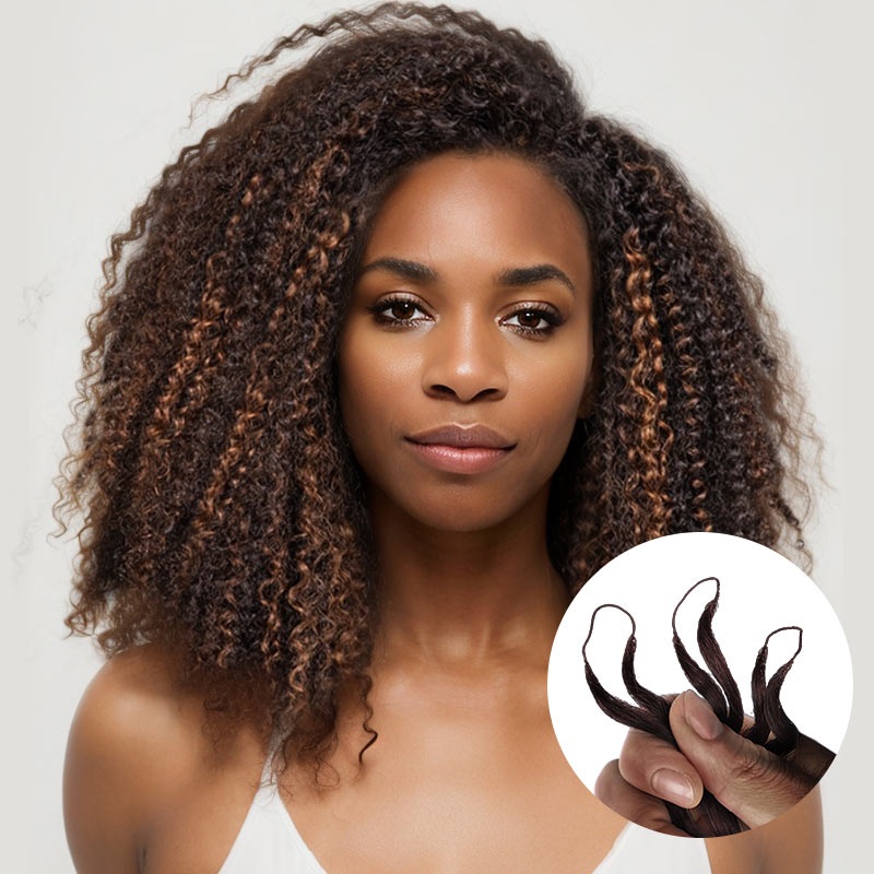 CLEARANCE SALE| Highlight #4/27/30 Kinky Curly Crochet Braid Hair Extensions #4+27+30 (Each Color Each Pack) 22″ 22″ 22″