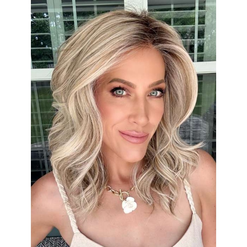 Laguna Beach | Synthetic Lace Front Wig (Mono Part) CARAMEL-BLONDE-R