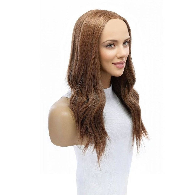 20″ Divine Lace Top Topper Strawberry Blonde Zig Zag Lace Front