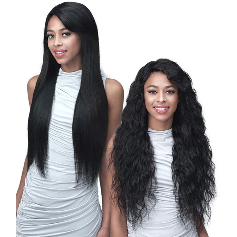 Bobbi Boss 100% Unprocessed Remy Human Hair Wet & Wavy Wig – MH1322 JULIETTE NATURAL