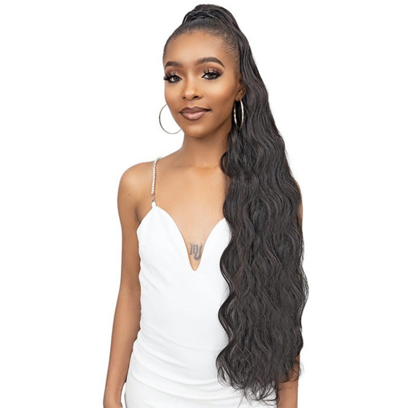 Janet Collection Remy Illusion Ponytail – BODY 32″ 1