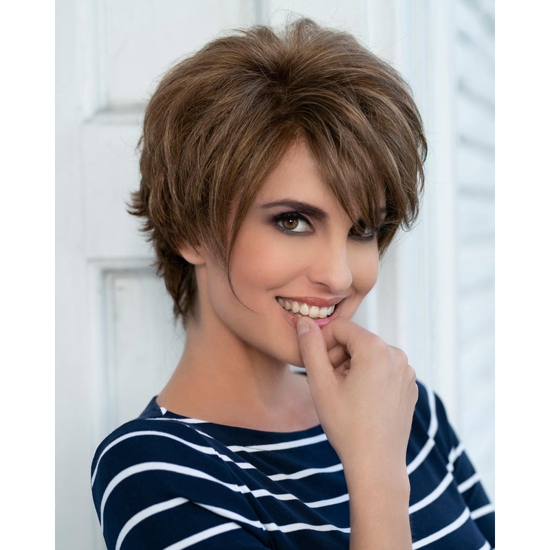 Micki | Lace Front & Monofilament Synthetic Wig by Envy Almond Breeze